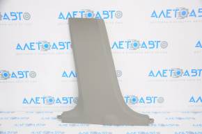 Center pillar trim lower left Cadillac CTS 14-19 gray, broken crepe, rubbed