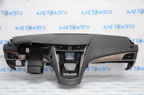 Torpedo front panel without AIRBAG Cadillac CTS 14-19 black
