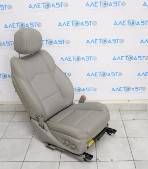 Passenger seat Cadillac CTS 14-14 with airbag, electric, leather gray