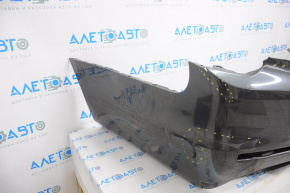 Bare rear bumper Cadillac CTS 14-16 for parking sensors, without BSM, gray, tears, broken fasteners