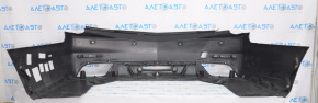 Bare rear bumper Cadillac CTS 14-16 for parking sensors, without BSM, gray, tears, broken fasteners