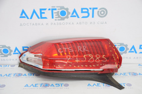 Right headlight Cadillac CTS 14 - broken glass