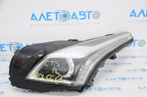 Headlight front left complete Cadillac CTS 14-19 halogen LED
