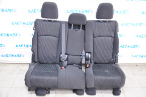 Rear row of seats 2 row Dodge Journey 11-19 cloth black