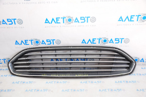 Grill radiator grill assembly with frame Ford Fusion mk5 13-16 chrome defect, broken mount