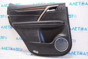 Door trim card rear left Lexus RX350 RX450h 16-17 leather black