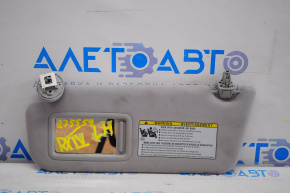 Left visor Lexus RX350 RX450h 16-19 gray, for dry cleaning