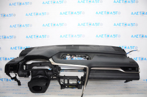 Torpedo front panel without AIRBAG Lexus RX350 20-22 black, without right plug
