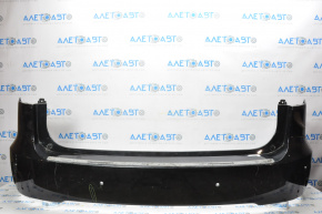 Bare rear bumper Lexus RX350 RX450h 16-19 for parking sensors, black 223, scratch