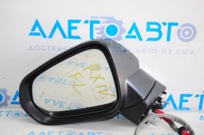 Left side mirror complete Lexus RX350 RX450h 16-20 15 pins, turn signal, auto-dimming, heated, BSM, black 223