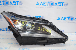 Front right headlight complete Lexus RX350 RX450h 16-19 without AFS LED 1 lens