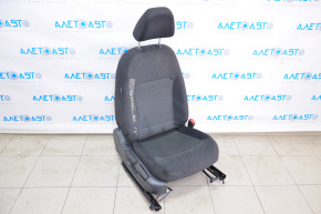 Passenger seat VW Passat b8 16-19 USA without airbag, mechanical, cloth black