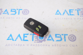 Key VW Passat b8 16-19 USA 4 buttons, folding, scuffs