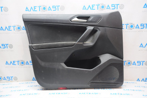Door trim card front left VW Tiguan 18-20 rag black pokes scratch