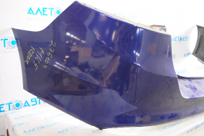 Rear bumper bare Ford Fusion mk5 13-18 blue J4, crack, broken fastener