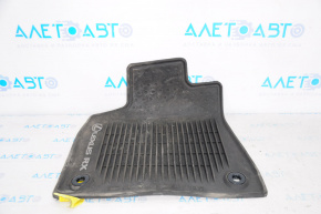 Floor mat front left Lexus RX350 RX450h 16-22 rubber black