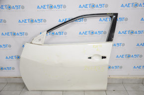 Bare front door left Nissan Maxima A36 16-19 white QAB, dented