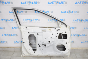 Bare front door left Nissan Maxima A36 16-19 white QAB, dented