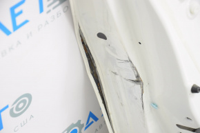 Bare front door left Nissan Maxima A36 16-19 white QAB, dented