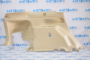 Left arch trim Toyota Highlander 14-19 beige, worn, scratches, whitened plastic