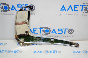 Front bumper molding chrome central left Mitsubishi Outlander 16-22 rest