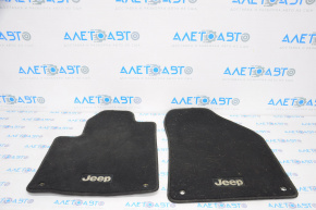 Set of floor mats for Jeep Cherokee KL 14-15 cloth black