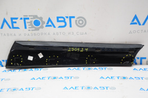 Right side trunk door trim Chevrolet Equinox 10-17 broken fastener, spider web, scratches