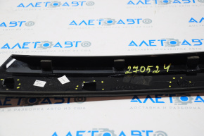 Right side trunk door trim Chevrolet Equinox 10-17 broken fastener, spider web, scratches