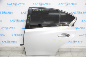 Door assembly rear left Infiniti Q50 14-20 silver K23