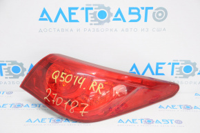 Outer wing light right Infiniti Q50 14-15