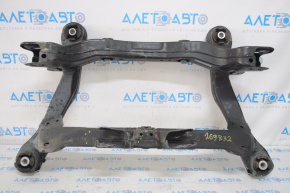 Jeep Cherokee KL 14-23 AWD rear subframe, mount is dented, 4 subframe C/B need replacement, 1 gearbox C/B is cracked