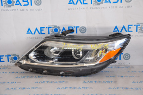 Headlight front left bare Kia Sorento 14-15 rest without fastening