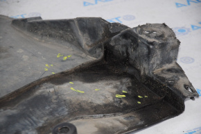 Mazda 6 13-21 rear engine protection is dented, no cover, broken fastener, tears