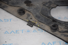 Mazda 6 13-21 rear engine protection is dented, no cover, broken fastener, tears