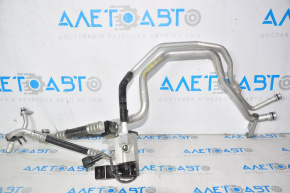 Air conditioner tube heater-condenser assembly Nissan Leaf 13-17