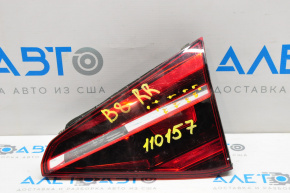 Right inner trunk lid light for VW Passat B8 16-19 USA, dark, cracked, without trim
