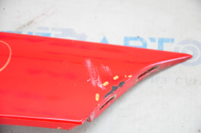 Ford Fiesta 11-19 4d trunk lid molding with emblem, scratches, broken fastener