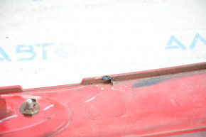Ford Fiesta 11-19 4d trunk lid molding with emblem, scratches, broken fastener
