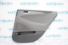Door trim card rear right Hyundai Sonata 11-12 dark gray, scratches