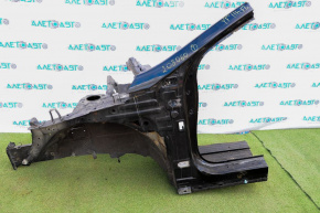 Quarter front left Hyundai Sonata 11-15 black, pokes