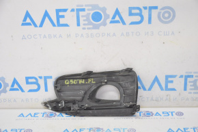 Fog light frame left Infiniti Q50 14-17