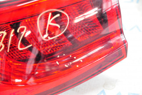 Light outer wing left Infiniti QX30 17-19 crack on glass