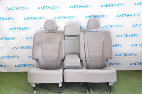 Rear row of seats 2 row Kia Sorento 10-15 cloth, gray, for cleaning