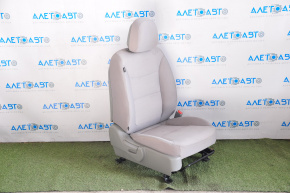 Passenger seat Kia Sorento 10-15 without airbag, mechanical, cloth, gray, for cleaning