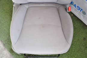 Passenger seat Kia Sorento 10-15 without airbag, mechanical, cloth, gray, for cleaning
