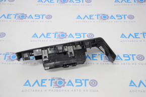 Front right window lift control Nissan Maxima A36 16-23 black with chrome, with trim