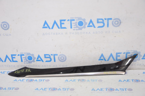 Rear wing molding right Nissan Maxima A36 16-18 chrome, broken fasteners