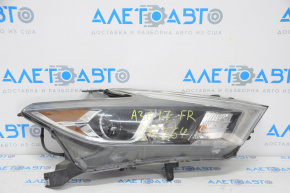 Headlight front right Nissan Maxima A36 16-18 bare pre-rest, without fastening