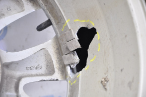Wheel disk R17 Subaru Legacy 15-17 curb, broken