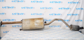 Muffler rear part with barrel Toyota Highlander 14-16 3.5 dented
